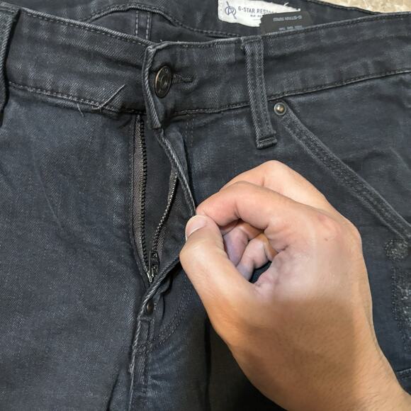 G Star Raw Jeans Mens 31x30 (Fits 31x29) 5620 3D Super Slim Restored Biker Moto - Picture 3 of 13